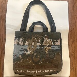 Harley-Davidson Scenic Tapestry Tote Bag